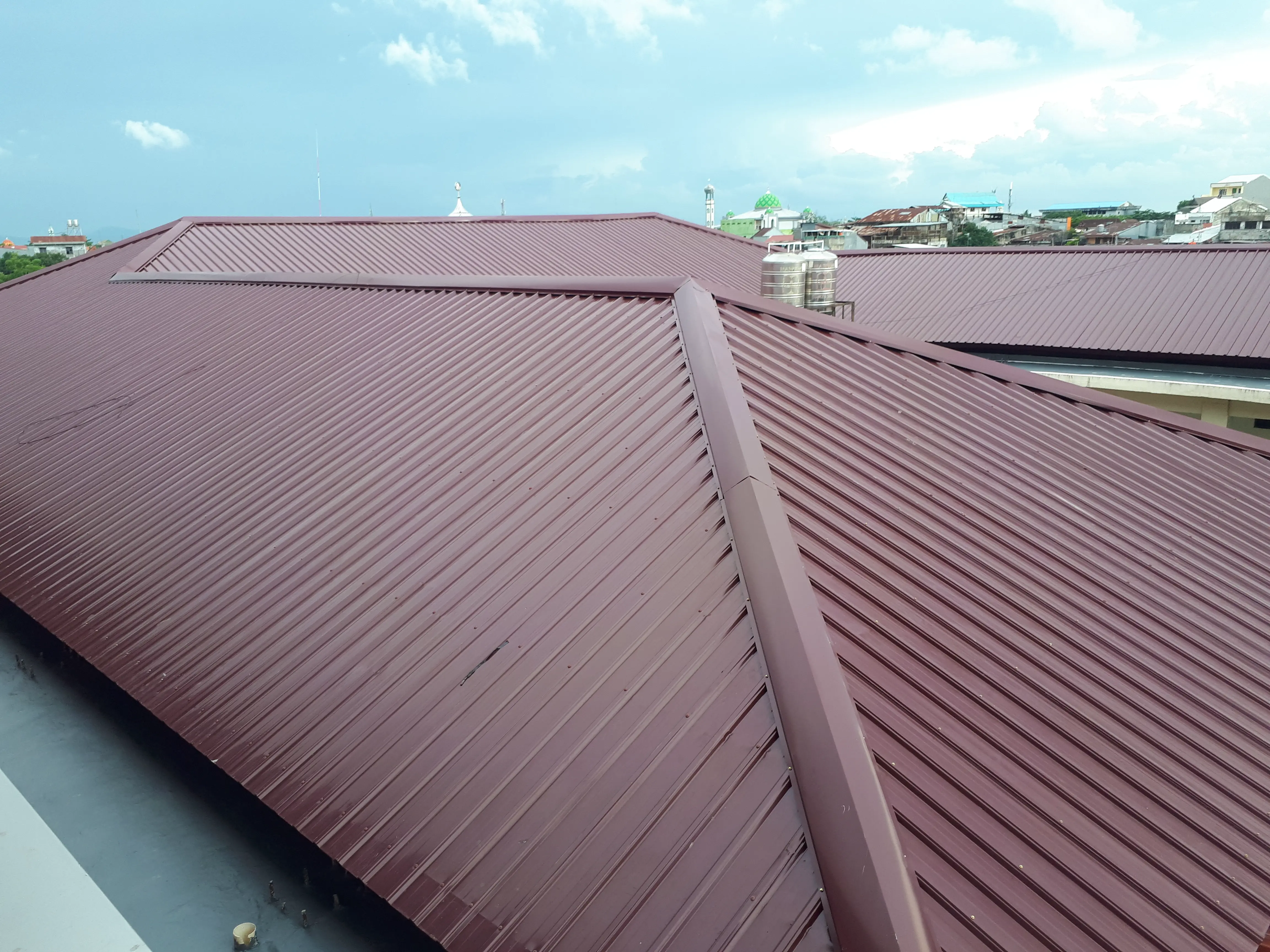 Progres Pengerjaan Atap